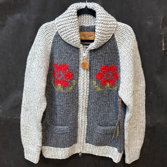 Howler Brothers - Skulls n’ Begonias, Grateful Dead Inspired Cardigan - L/XL - Picture 1 of 16